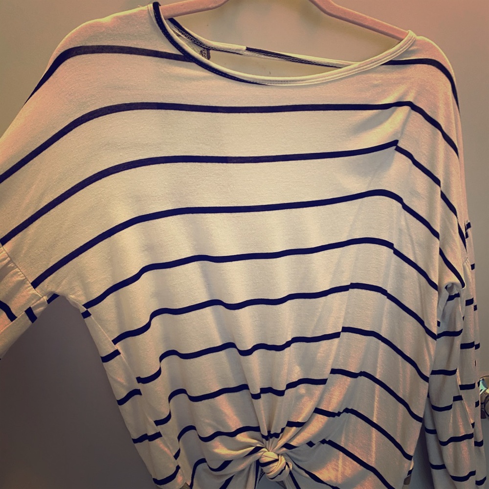 Open back shirt